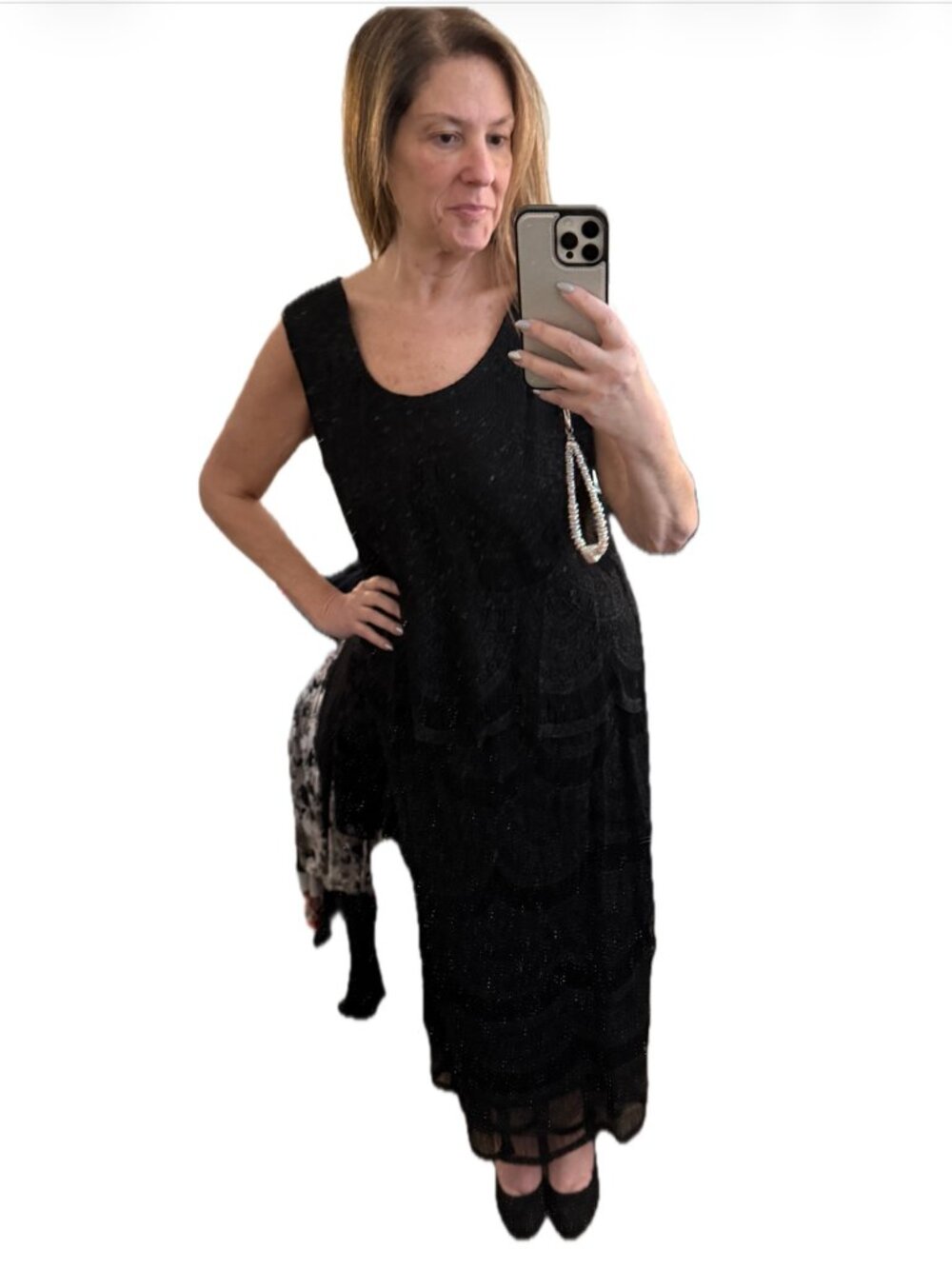 Vintage Damianou Flapper Dress